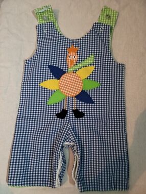 Reversible Thanksgiving Halloween Longall 0-3m